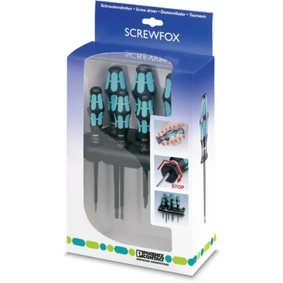 Afbeelding van Phoenix Contact SF SL/PH SET Schroevendraaierset Werkplaats 6 delig Plat, Kruiskop Phillips