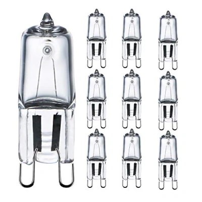 Afbeelding van Comyan Halogeenlamp G9 230 V, 42 W (44 W), 2800 K, warm wit transparant fitting G9, 10 stuks