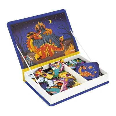 Image de Jeu couleur et forme Magneti Book Dragons Janod