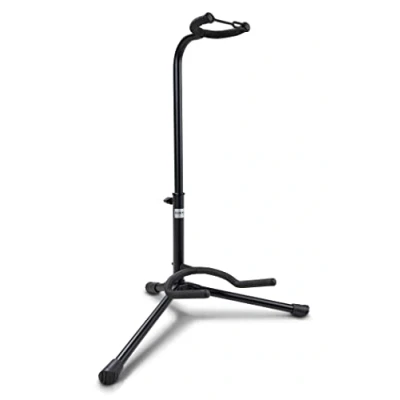 Image de GEWA Klassik Pied de guitare, hauteur réglable jusqu&#039;à 78 cm, surface d&#039;appui 48x30 noir