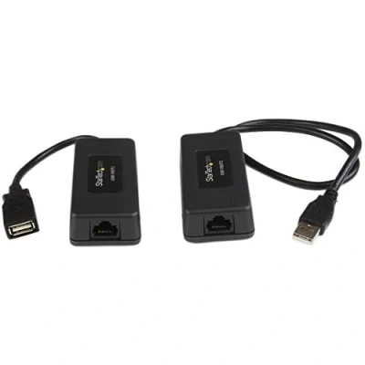 Image de StarTech.com Extendeur Ethernet 1 port USB sur Cat5/Cat6 câble de rallonge