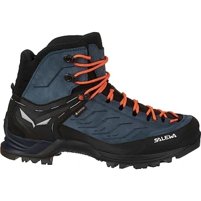 Afbeelding van Salewa MS MTN Trainer MID GTX Outdoorschoenen, Heren, Maat: 46.5, Dark denim/black Leer/ synthetisch