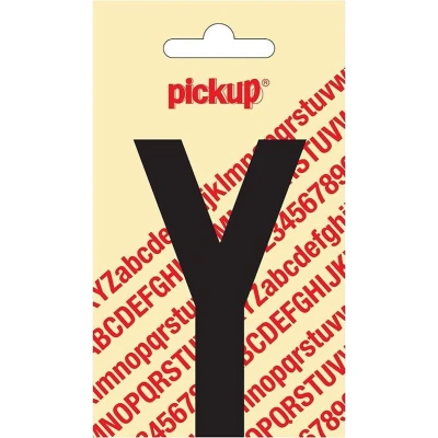Afbeelding van Plakletter Nobel Sticker zwarte letter Y Pickup