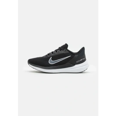 Afbeelding van Nike Performance WMNS AIR Winflo 9 Hardloopschoenen neutraal, Dames, Maat: 40.5, Black/white/dark smoke grey/pure platinum Kunststof/ textiel