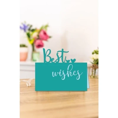Afbeelding van Gemini Expressions snijmal Designer Word Best wishes