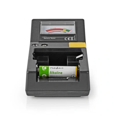 Afbeelding van Batterijtester Nedis (AA/AAA/C/D/9V/knoopcel batterijen)