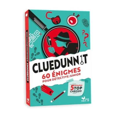 Afbeelding van CLUEDUNNIT 60 ENIGMES POUR DETECTIVE JUNIOR