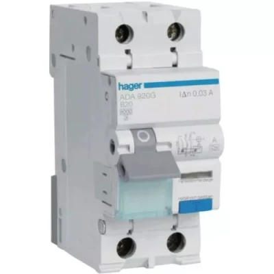 Afbeelding van HAGER 1PN 20 A B KAR 30MA ADA920G