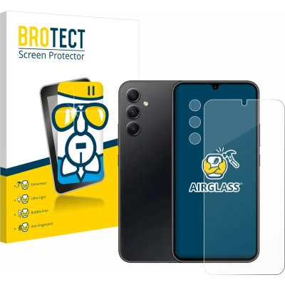 Afbeelding van BROTECT Screenprotector voor Samsung Galaxy A34 5G Enterprise Edition (Voor+Camera) Folie Beschermfolie Beschermglas transparant