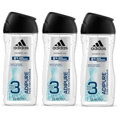 Afbeelding van Adidas Adipure Douchegel Voordeelverpakking