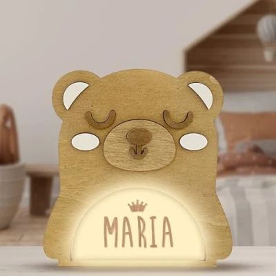 Afbeelding van WONDEE Vintiun Gepersonaliseerd cadeau voor baby&#039;s, geboorte, [4 modellen] Nachtlampje baby&#039;s en kinderen, personaliseerbaar, led bedlampje, decoratie jongens meisjes