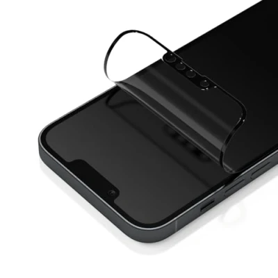 Afbeelding van RHINOSHIELD Pro transparante screenprotector compatibel met [iPhone 14/13 Pro/13] versterkte weerstand tegen stoten, krassen, antistatisch, anti blauw licht, inclusief installatiegereedschap