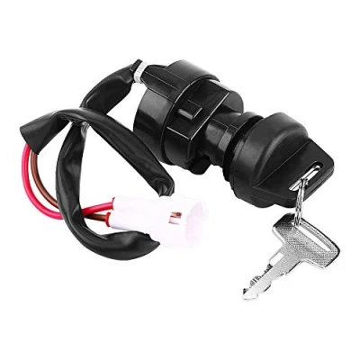 Afbeelding van Keenso 2 Pin Motorfiets ATV Ontsteking Sleutel Schakelaar Voor Yamaha YFM 350 Bruin 660R 700R Raptor 350X Warrior