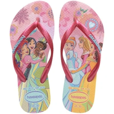 Afbeelding van Havaianas Tongs fines pour enfant Rose brillant Taille 38/5, vif, 18/18.5 EU