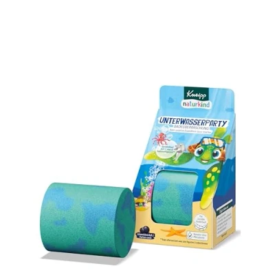 Afbeelding van Kneipp naturkind badverrassing voor onderwaterfeest, sprankelende met verzamelfiguur kinderen, badspeelgoed, badbal zwarte bessengeur, 1 stuk