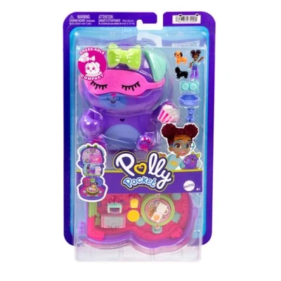 Image de Mini figurine Polly Pocket Coffret Chiot Soirée Pyjama