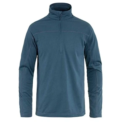 Afbeelding van Abisko Lite Fleece Half Zip Sweater Heren Indigo Blue200 S Blauw Outdoor Trui