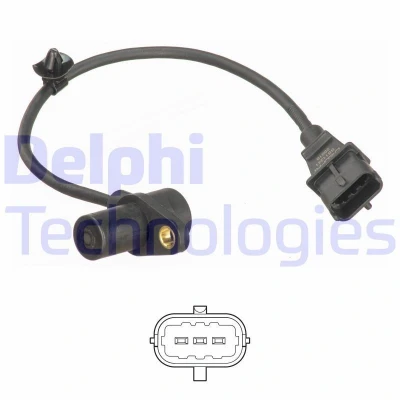 Afbeelding van DELPHI SS11241 Impulsgever 3 HYUNDAI: Elantra IV Saloon, Getz, i30 II Hatchback, KIA: cee‘d Sportswagon, Pro I Cerato Hatchback