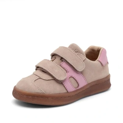 Afbeelding van Bisgaard BAY Sneakers laag voor kinderen, Maat: 35, Dusty rose Veloursleer