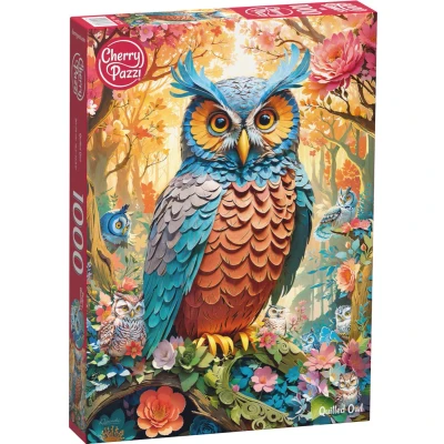 Afbeelding van Quilled Owl Puzzel 1000 Stukjes