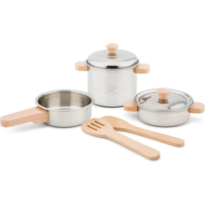 Afbeelding van New Classic Toys Speelgoedkeukenaccessoireset Pannenset