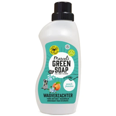 Afbeelding van 2+2 gratis2+2 gratis: Marcel&#039;s Green Soap Wasverzachter Perzik &amp; Jasmijn 30 Wasbeurten 750 ml