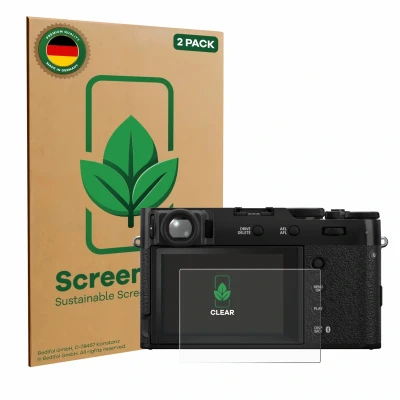 Afbeelding van ScreenLeaf Screenprotector voor Fujifilm X100VI Duurzame schermbescherming Folie Beschermfolie transparant (2 Stuks)