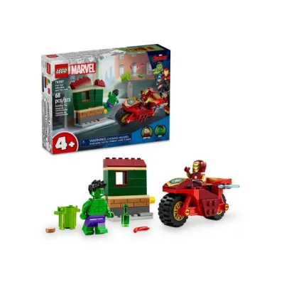 Afbeelding van LEGO Marvel Iron Man met motor en de Hulk Avengers Set 76287