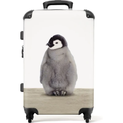 Afbeelding van NoBoringSuitcases.com Grote koffer Kinderkoffer geschikt voor jongens en meisjes Reiskoffer medium met 4 wielen Trolley op wieltjes 72 liter Bagage rolkoffer groot kinderen Ruimbagage valies 20kg Reisbagage &amp; reisaccessoires middelmaat