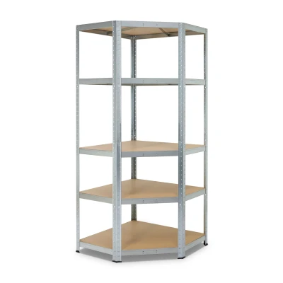 Afbeelding van Avasco rek Strong Corner, ft 176 x 75 40 50 cm, 5 legborden, gegalvaniseerd opbergsysteem