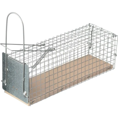 Afbeelding van Rattenkooi draadmodel H9,5x27,5x9,5cm Nature
