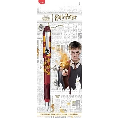 Image de Maped Stylo plume à pointe irridium Qualité supérieure Ecriture régulière Confort soft grip triangulaire Harry Potter
