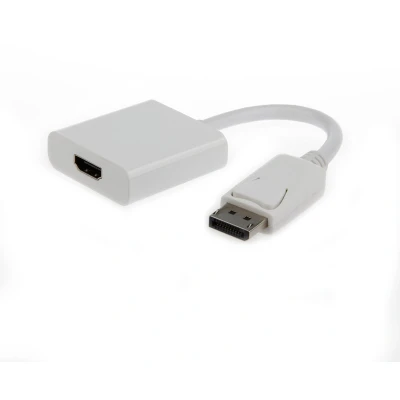 Afbeelding van DisplayPort M HDMI F adapterkabel 10 cm wit