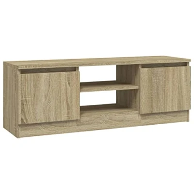 Afbeelding van vidaXL TV kast met deur, Sonoma eiken, 102 x 30 36 cm