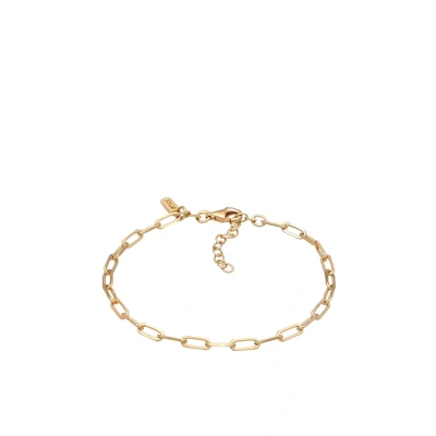 Afbeelding van Elli Glieder Bettel Armband, Dames, Maat: 16, Gold