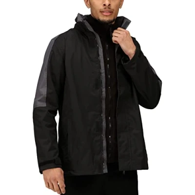 Afbeelding van Regatta Defender III 3 in 1 Jacket RG1300 Black/Seal Grey (Solid) M