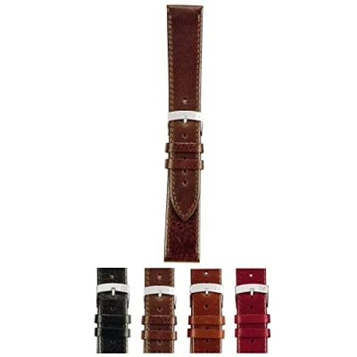 Afbeelding van Morellato horlogeband Agila X3425695034CR20 / PMX034AGILA20 Glad leder Donkerbruin 20mm + standaard stiksel