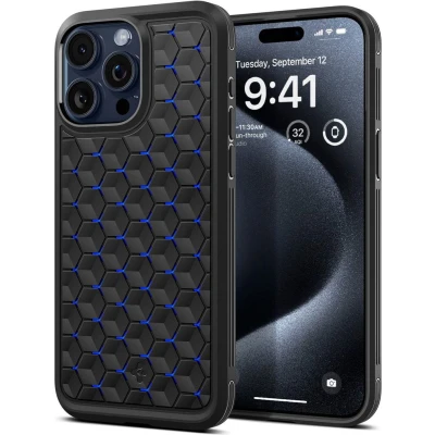 Afbeelding van Spigen Cryo Armor Back Cover hoesje voor Apple iPhone 15 Pro Max Blauw