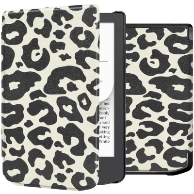 Afbeelding van imoshion Design Slim Hard Case Bookcase voor de Pocketbook Verse Lite Leopard