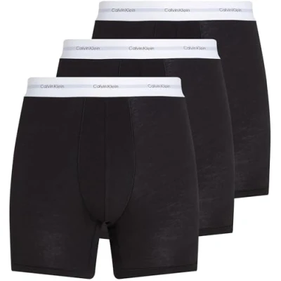 Image de Calvin Klein Boxer pour homme, Noir (noir, noir, noir), M