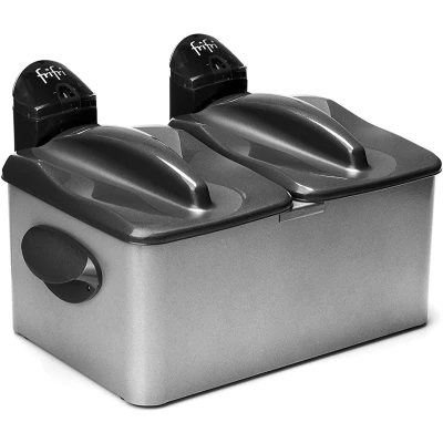 Afbeelding van Frifri 2*1 kg frietjes; 2*3,5l; 2*3200w ; metaal mantel, F1968