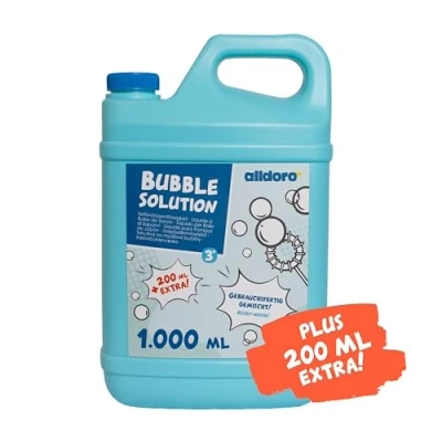 Image de alldoro 60656 Recharge de liquide à bulles savon 1,2 l prêt l&#039;emploi pour géantes Orange