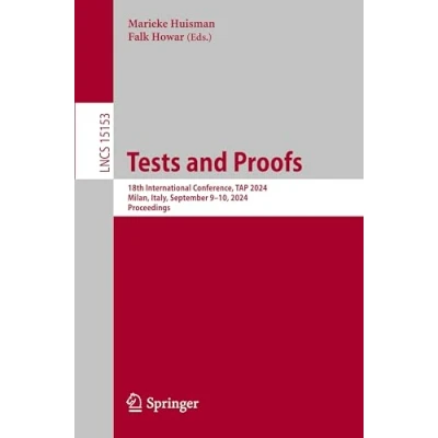 Afbeelding van Lecture Notes in Computer Science Tests and Proofs