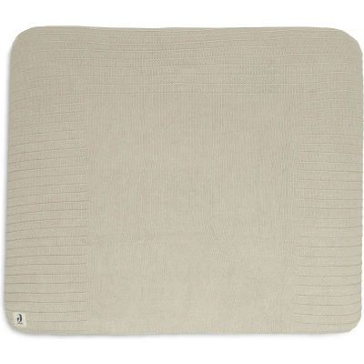 Afbeelding van Jollein Aankleedkussenhoes 75x85cm Pure Knit Nougat GOTS