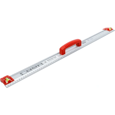 Afbeelding van BGS Snij en markeerliniaal met handgreep waterpas 750 mm