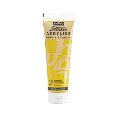 Image de Pébéo Acrylique Fine Studio Acrylics Peinture Jaune Azo Clair 250 ml 169 013