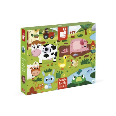 Afbeelding van Janod voelpuzzel een dag op de boerderij (20st)