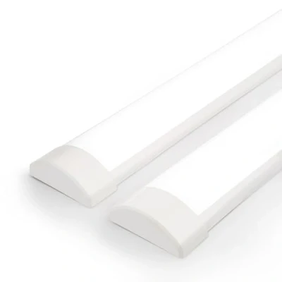 Afbeelding van BrightFly 2 x 1,2 m led lichtslang, 3550 lm, 32 W, 6500 K, geïntegreerde stofdichte behuizing, flexibele oppervlaktemontage, lineaire plafondlamp voor garage, gebruik binnenshuis
