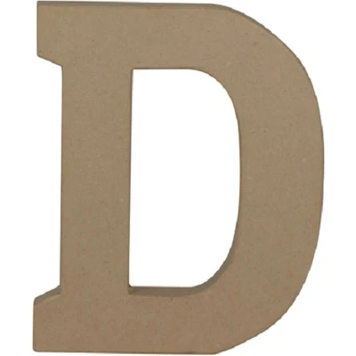 Afbeelding van Decopatch Letter 20 cm Papier marche D