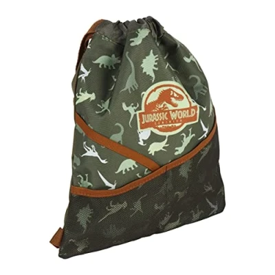 Afbeelding van Gymtas Jurassic Park camouflage dinosaurus World kids